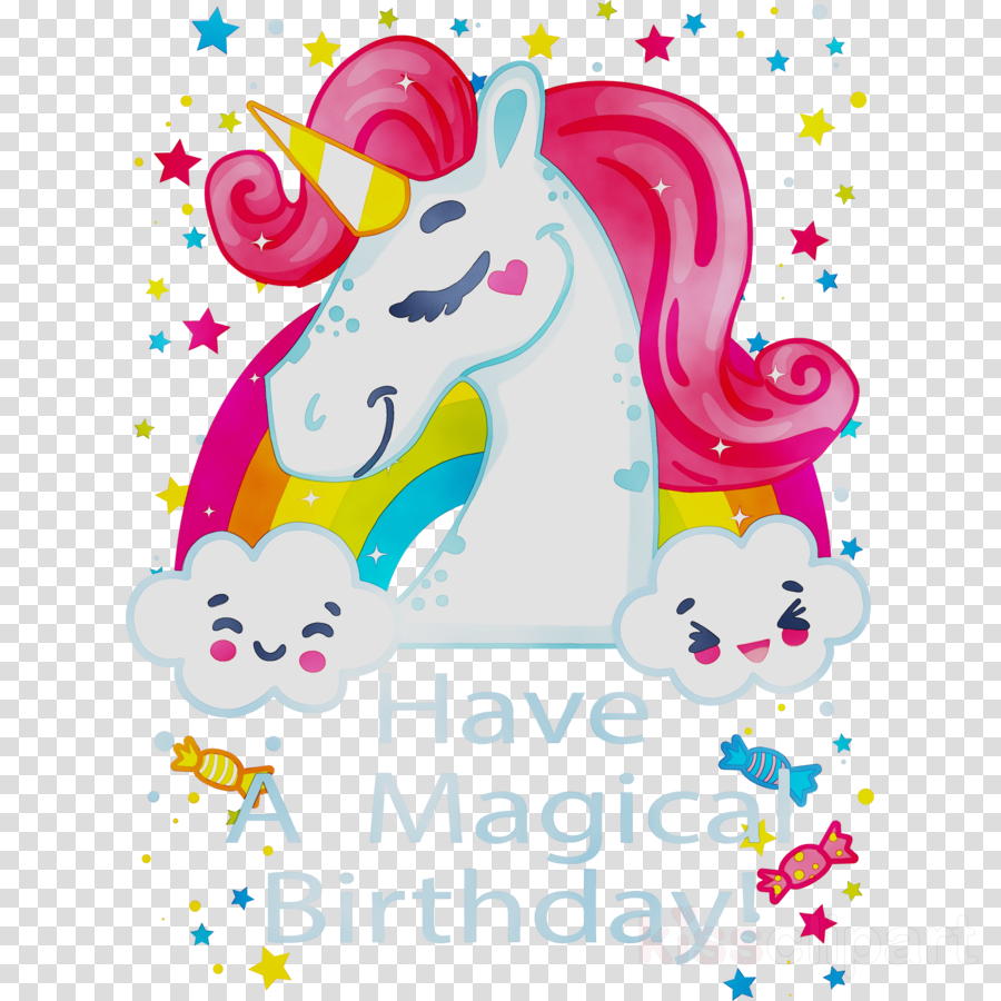 Detail Happy Birthday Unicorn Clipart Nomer 23