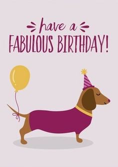 Detail Happy Birthday Weiner Dog Images Nomer 11