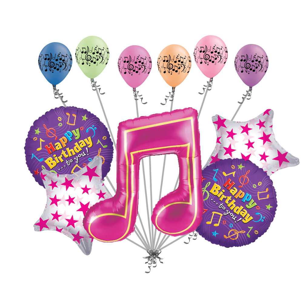 Detail Happy Birthday With Music Notes Images Nomer 23