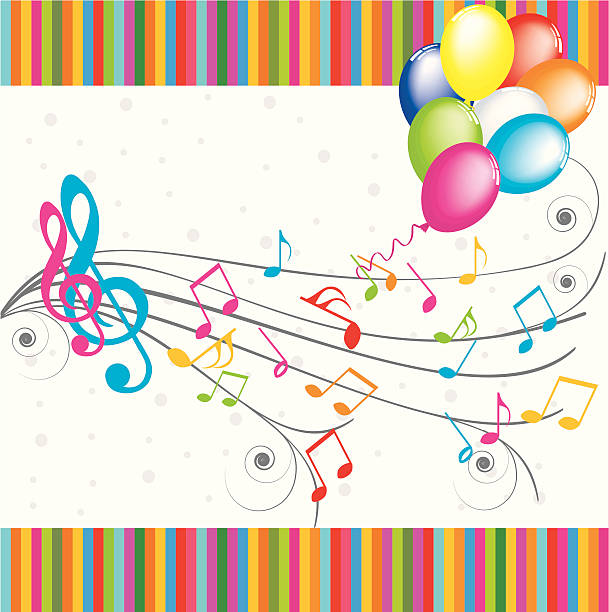 Detail Happy Birthday With Music Notes Images Nomer 47