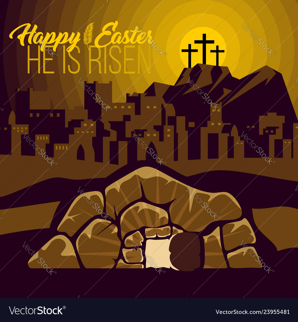 Detail Happy Easter Jesus Is Risen Nomer 17