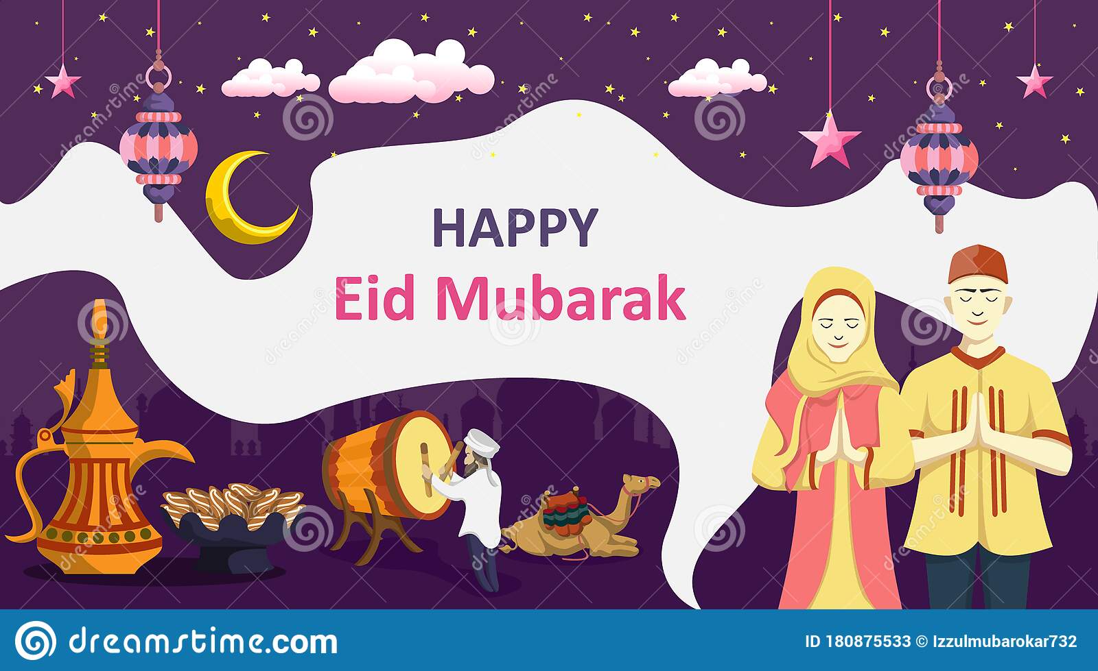 Detail Happy Eid Mubarak Design Nomer 58
