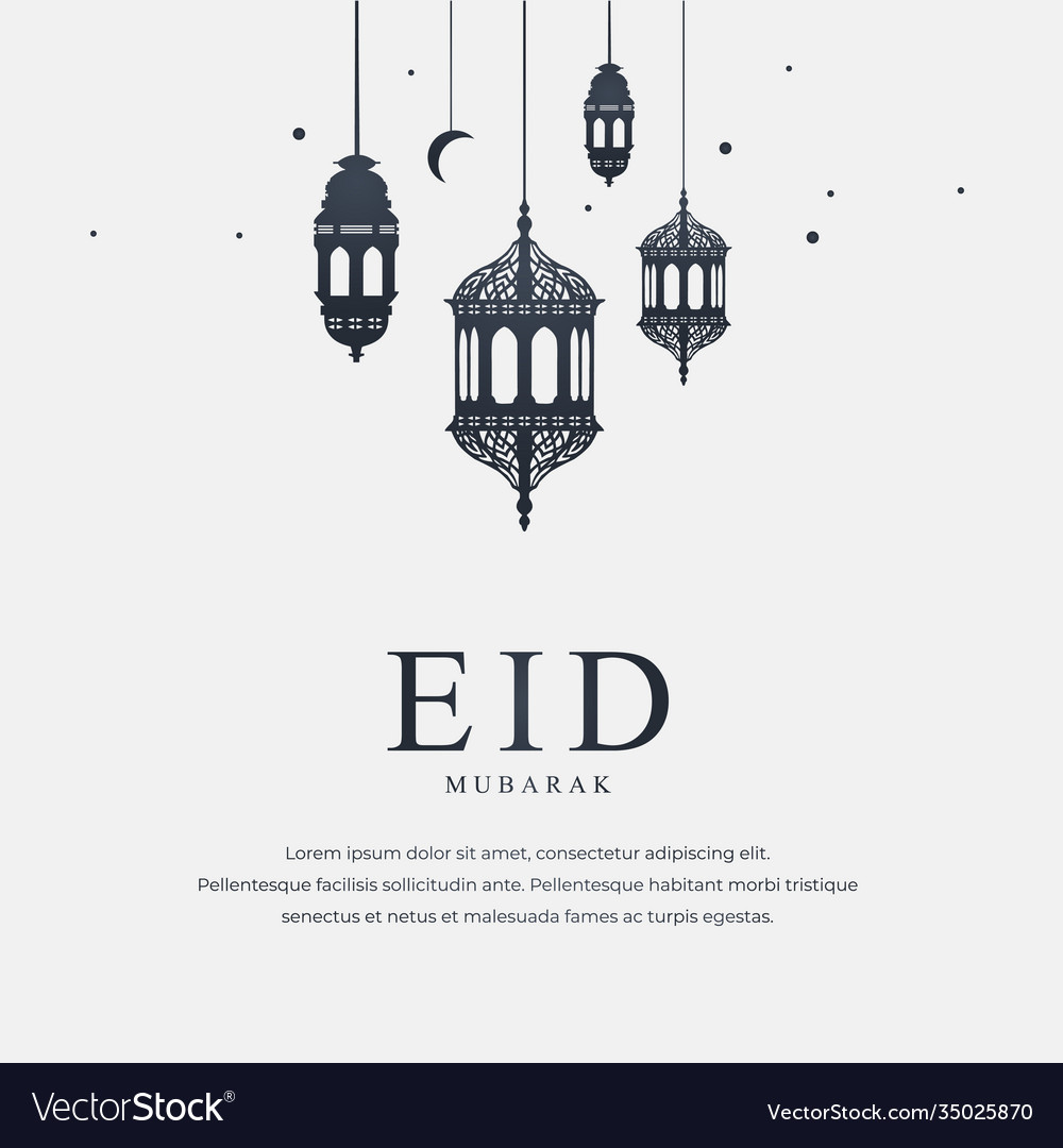 Detail Happy Eid Mubarak Vector Nomer 31