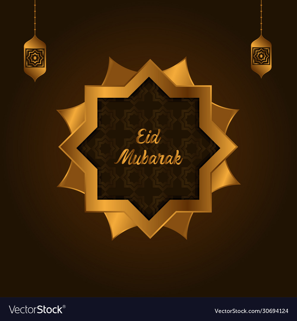 Detail Happy Eid Mubarak Vector Nomer 51