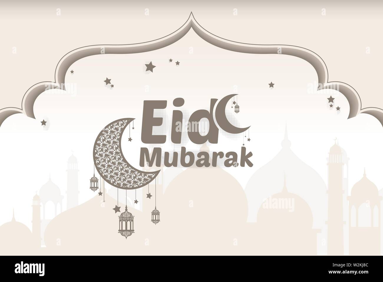 Detail Happy Eid Mubarak Vector Nomer 57