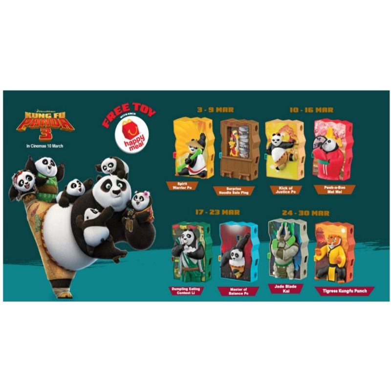 Detail Happy Meal Kung Fu Panda 3 Nomer 36