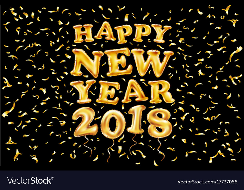 Detail Happy New Year 2018 Background Nomer 16