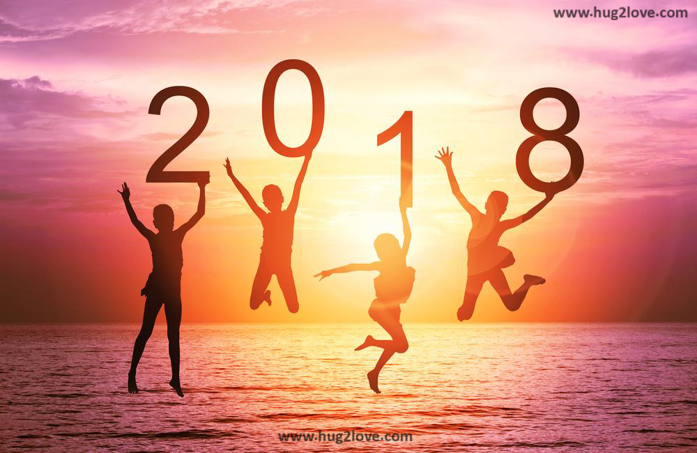 Detail Happy New Year 2018 Background Nomer 34