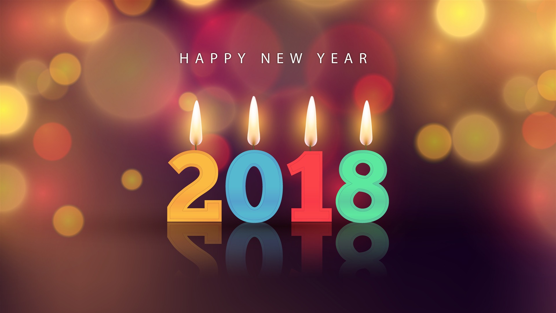 Detail Happy New Year 2018 Background Nomer 39