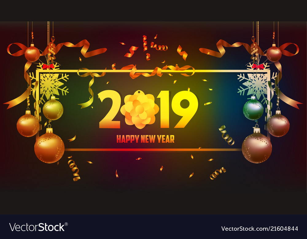 Detail Happy New Year 2019 Wallpaper Nomer 13