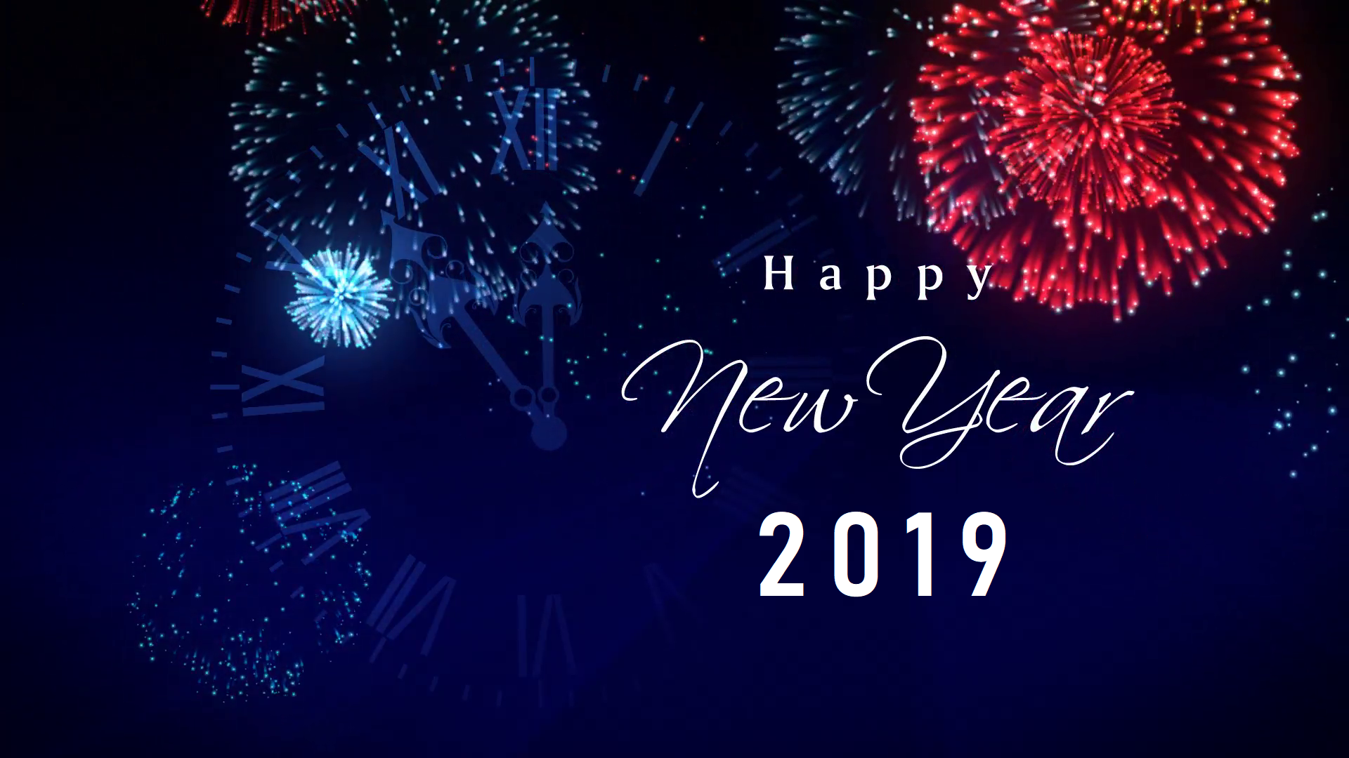 Detail Happy New Year 2019 Wallpaper Nomer 24