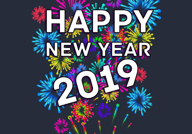 Detail Happy New Year 2019 Wallpaper Nomer 6