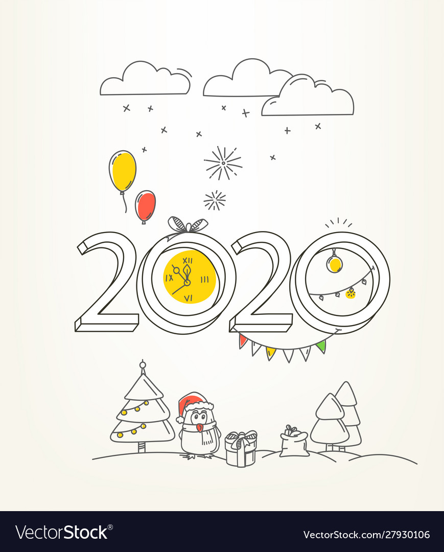 Detail Happy New Year 2020 Nomer 20