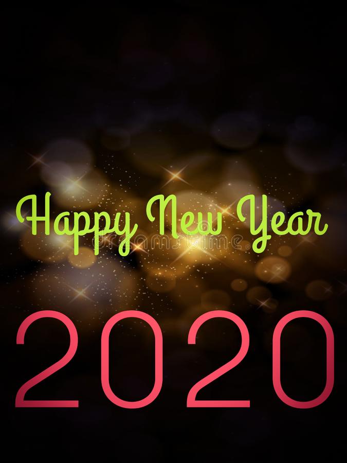 Detail Happy New Year 2020 Illustration Nomer 28