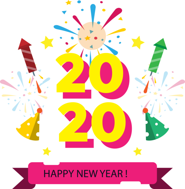 Detail Happy New Year 2020 Png Nomer 14