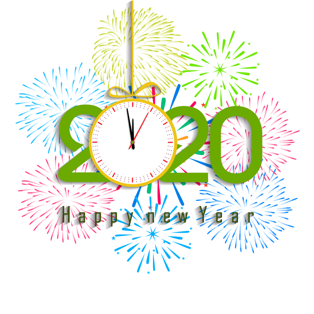 Detail Happy New Year 2020 Png Nomer 18