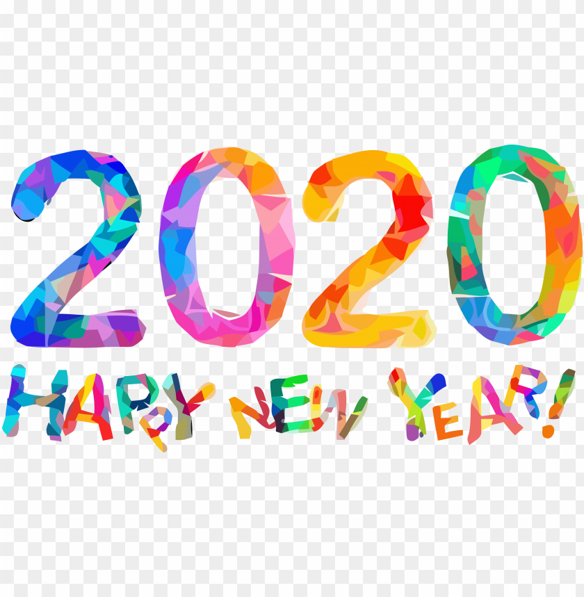 Detail Happy New Year 2020 Png Nomer 2