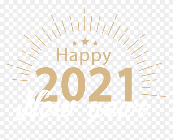 Detail Happy New Year 2021 Png Nomer 13