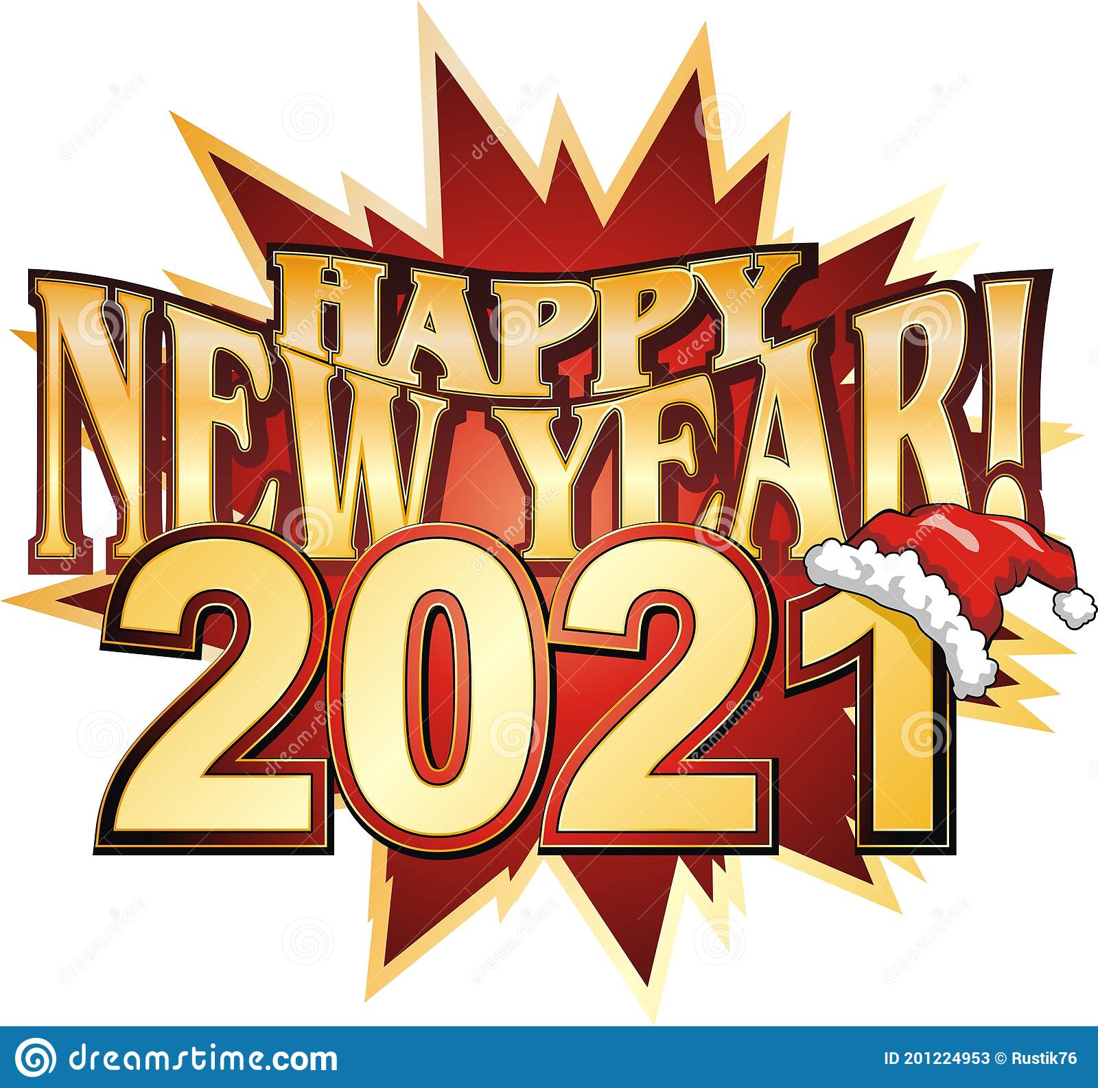 Detail Happy New Year 2021 Png Nomer 16