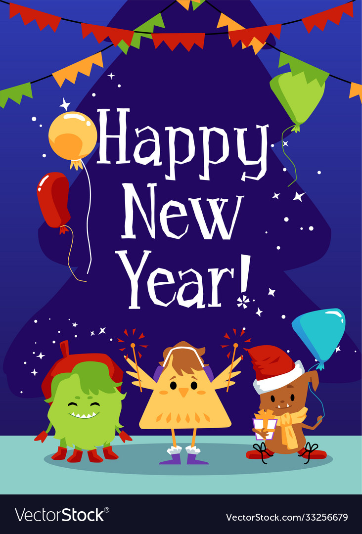 Detail Happy New Year Cartoon Nomer 12