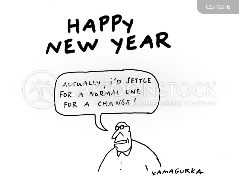 Detail Happy New Year Cartoon Nomer 21