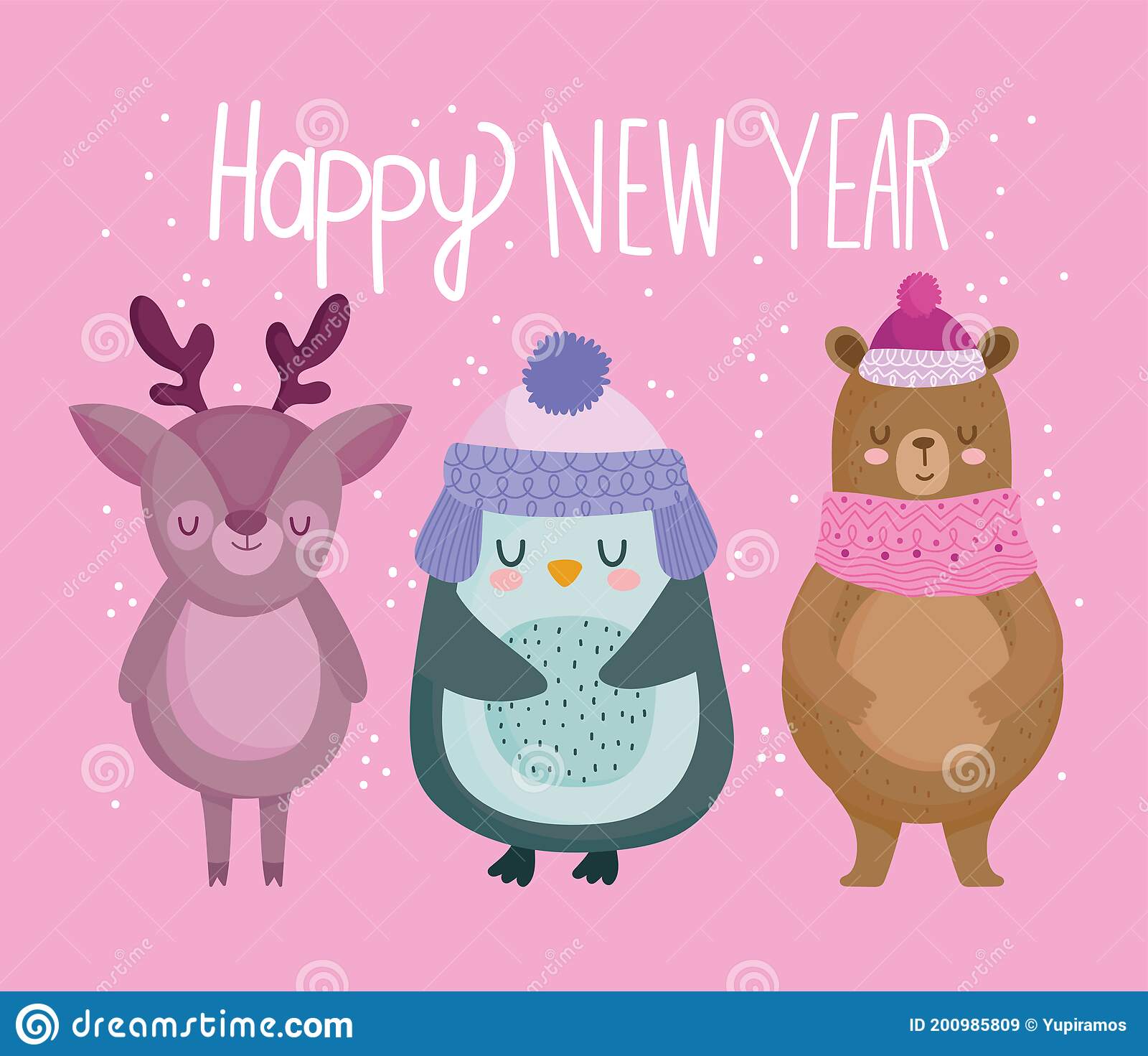 Detail Happy New Year Cartoon Nomer 23