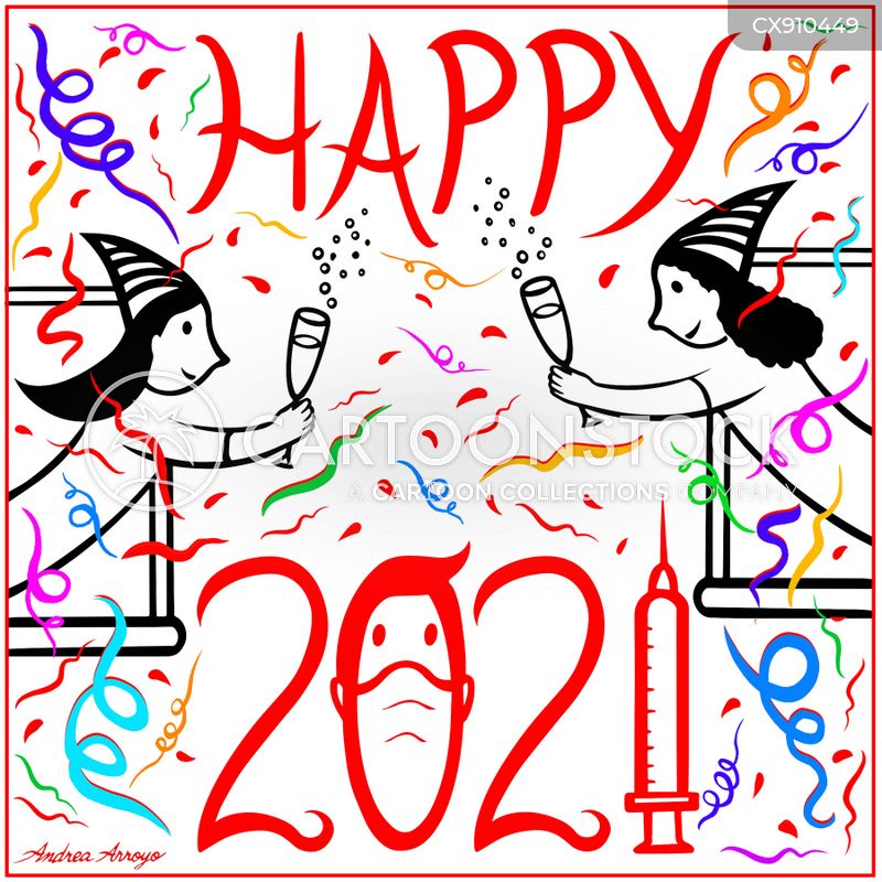 Detail Happy New Year Cartoon Nomer 8