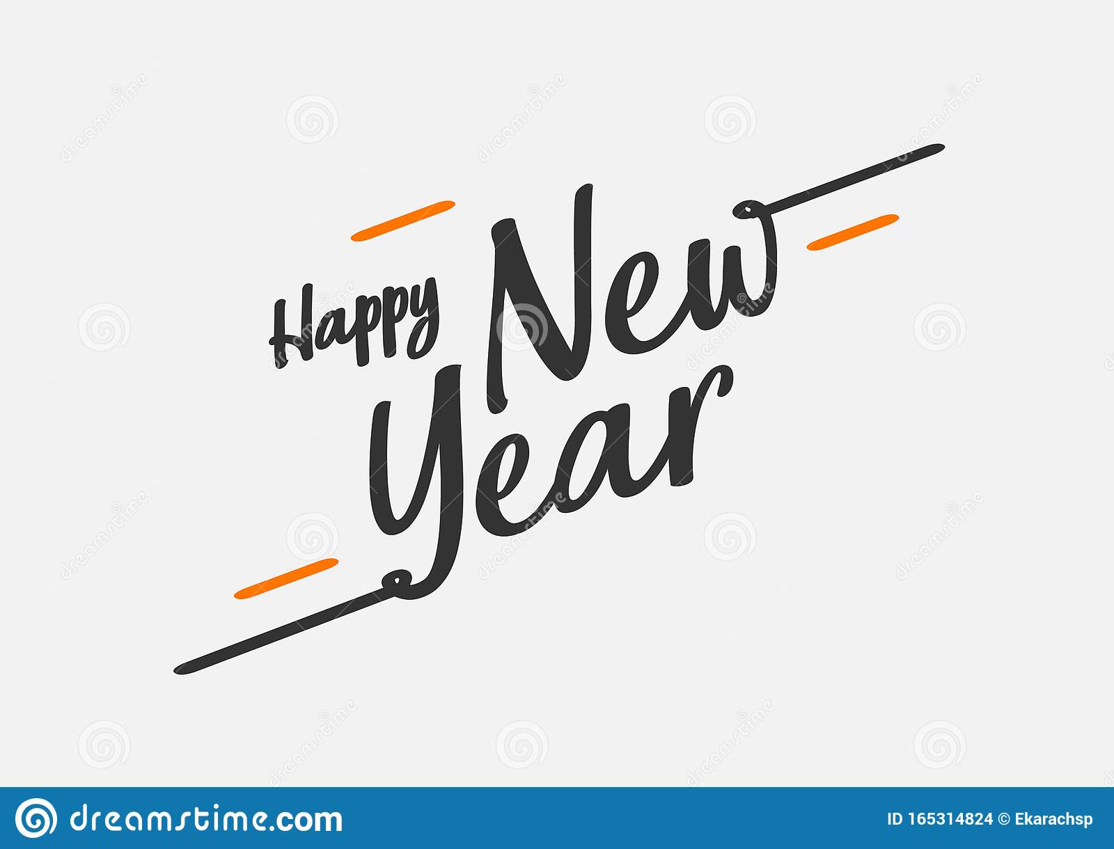 Detail Happy New Year Font Nomer 18