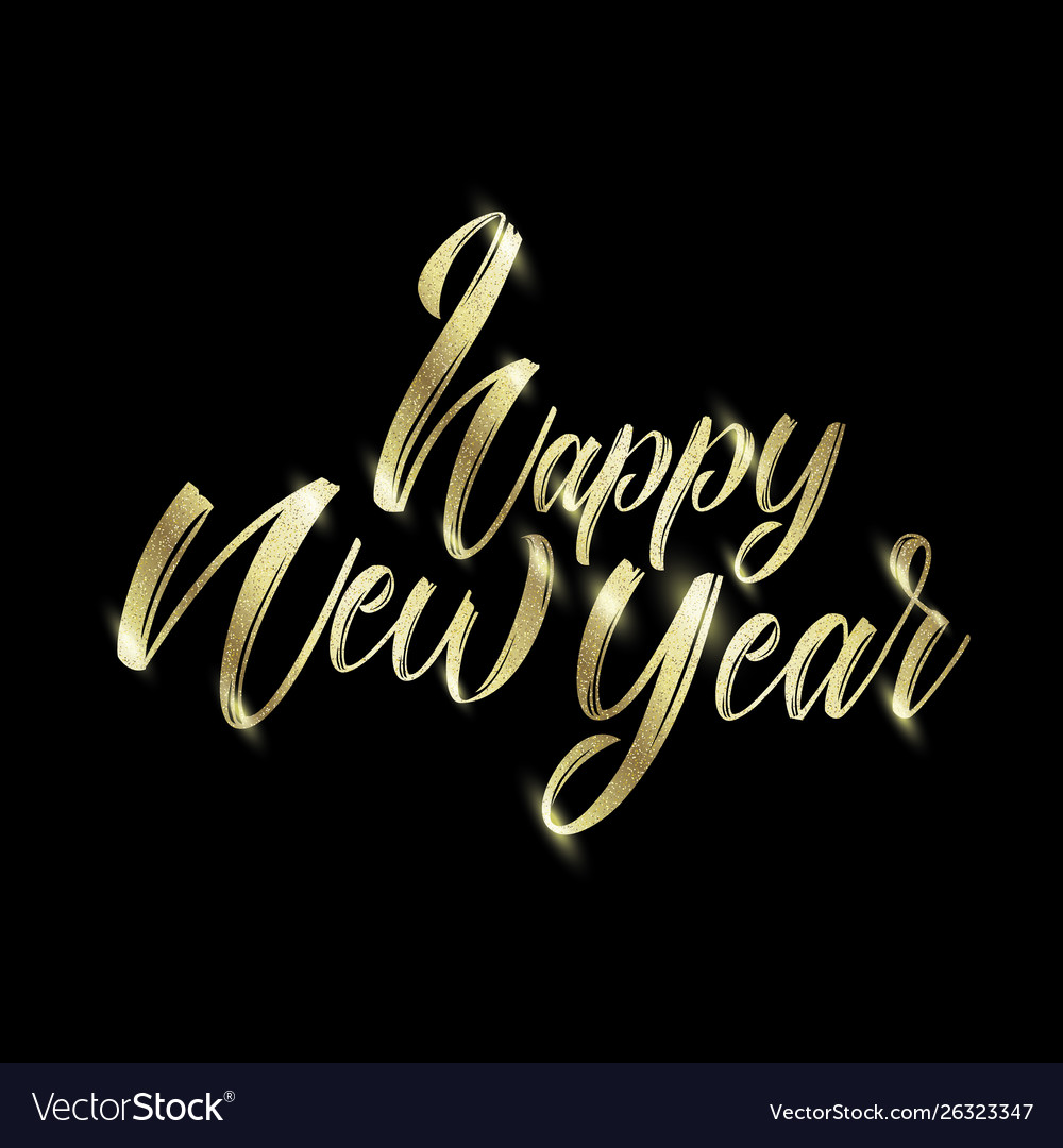 Detail Happy New Year Font Nomer 34