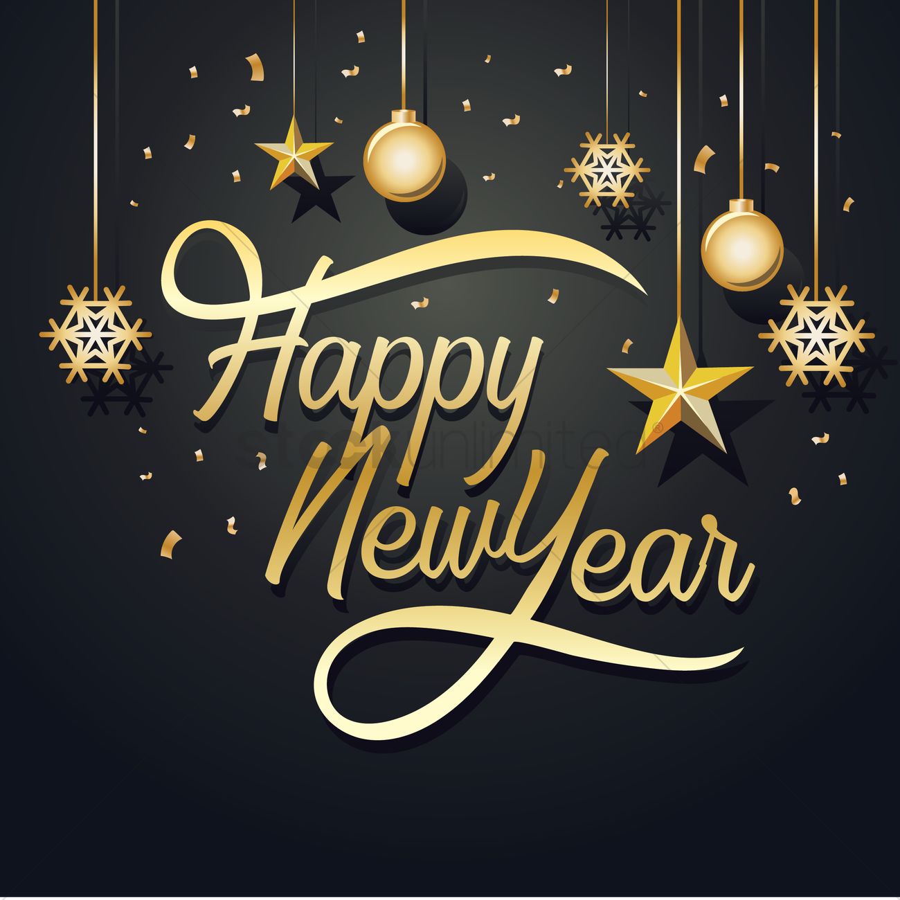 Detail Happy New Year Font Nomer 37