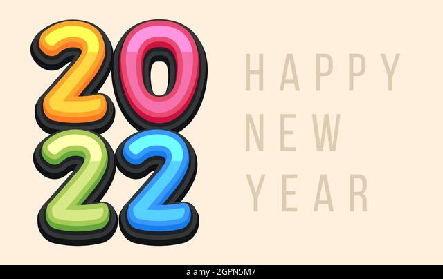 Detail Happy New Year Font Nomer 51