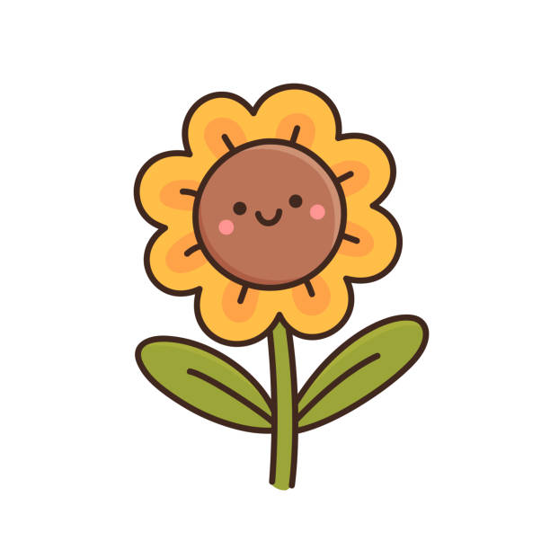 Detail Happy Sunflower Clipart Nomer 49