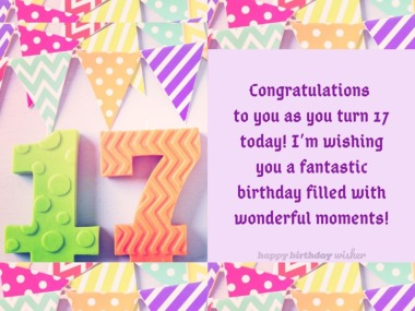 Happy Sweet 17th Birthday Quotes - KibrisPDR