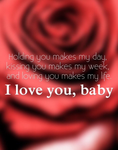 Detail Happy Valentine Day Baby I Love You Quotes Nomer 23