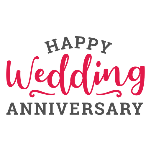 Happy Wedding Anniversary Png - KibrisPDR