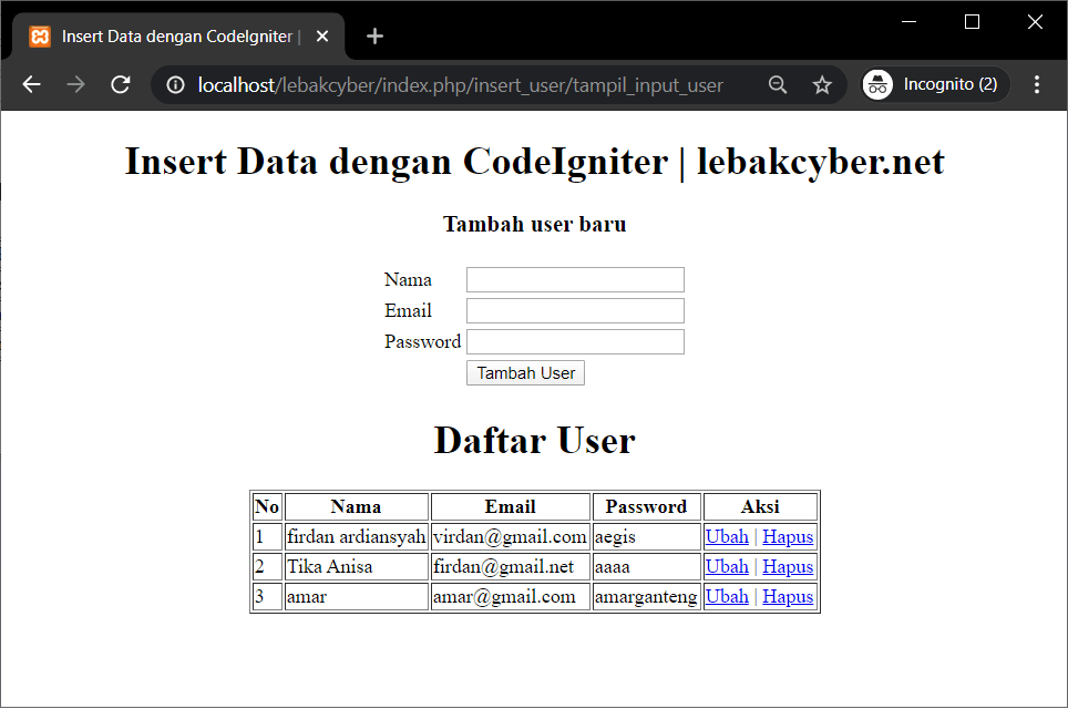 Detail Hapus Gambar Menggunakan Codeigniter Nomer 49