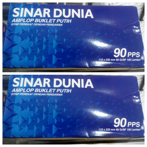 Detail Harga Amplop Putih Sinar Dunia Nomer 13