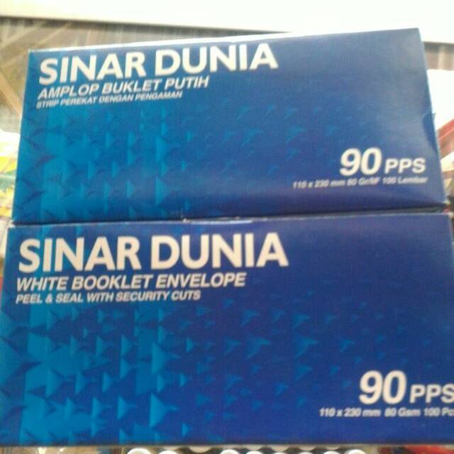 Detail Harga Amplop Putih Sinar Dunia Nomer 20