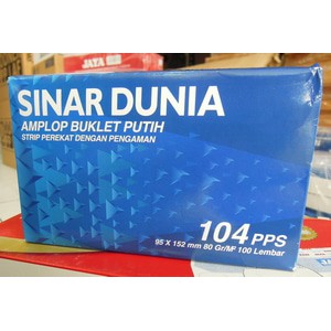 Detail Harga Amplop Putih Sinar Dunia Nomer 24