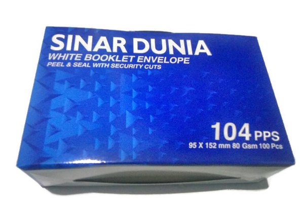 Detail Harga Amplop Putih Sinar Dunia Nomer 37