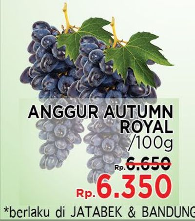 Detail Harga Anggur Autumn Royal Nomer 24