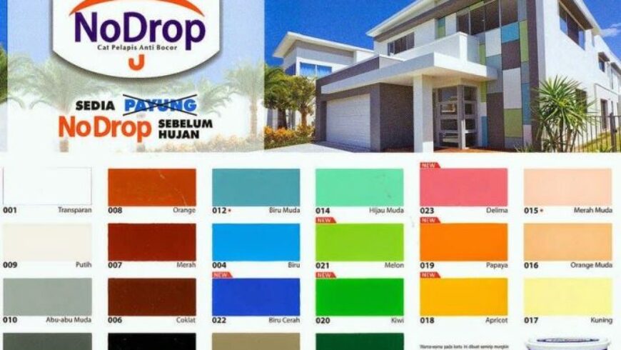 Detail Harga Cat No Drop Warna Putih Nomer 24