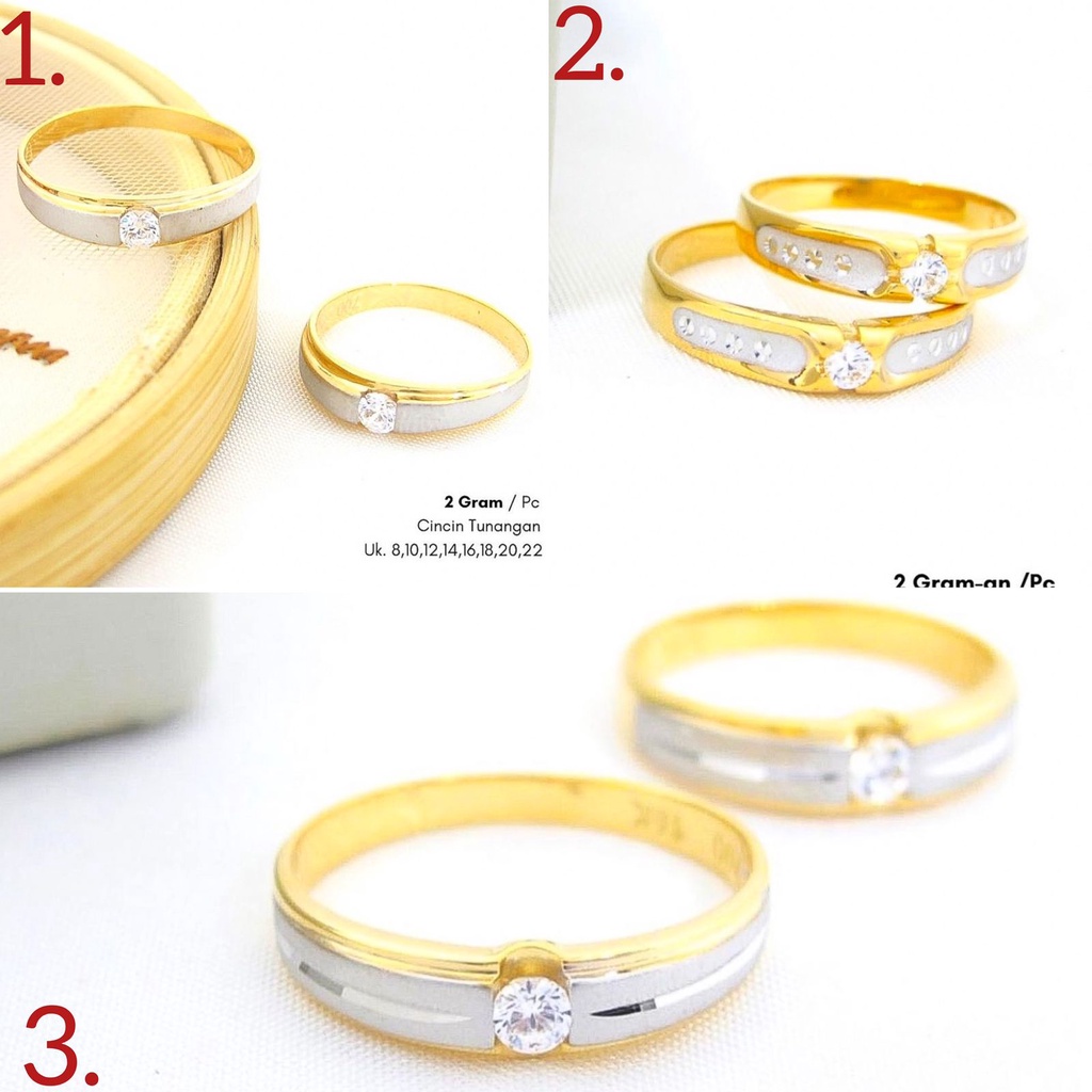 Detail Harga Cincin Emas Lamaran Nomer 27