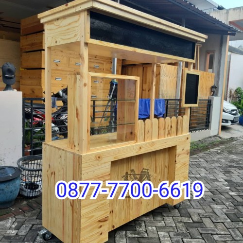 Detail Harga Gerobak Kayu Minimalis Nomer 2