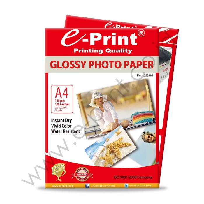 Detail Harga Kertas Glossy Photo Paper A4 Nomer 5