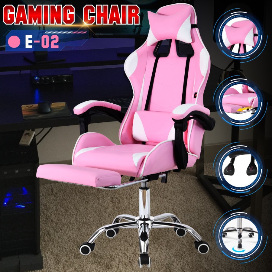 Detail Harga Kursi Gaming Warna Pink Nomer 11