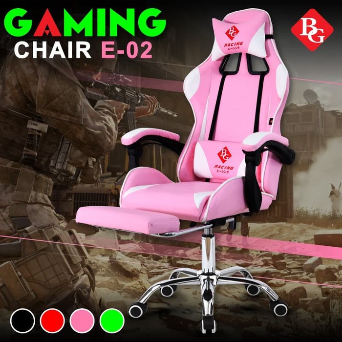 Detail Harga Kursi Gaming Warna Pink Nomer 16