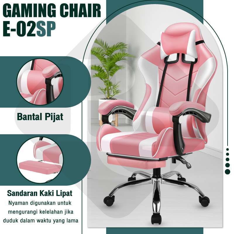 Detail Harga Kursi Gaming Warna Pink Nomer 38