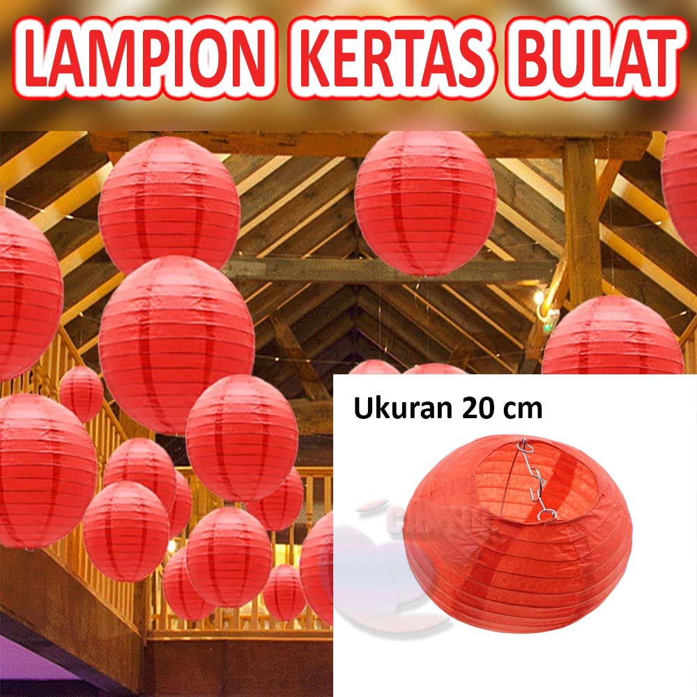 Detail Harga Lampion Kertas Nomer 52