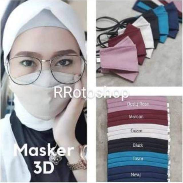 Detail Harga Masker 3d Kain Nomer 40